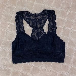 Black Lace Racerback Bralette